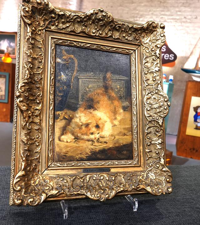 Gemälde "Kleiner Schelm" von Charles van den Eycken