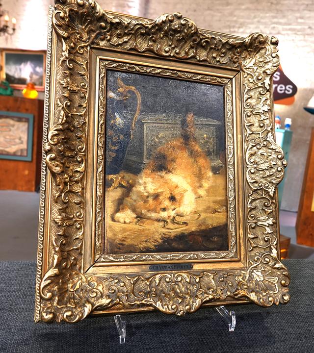 Gemälde "Kleiner Schelm" von Charles van den Eycken