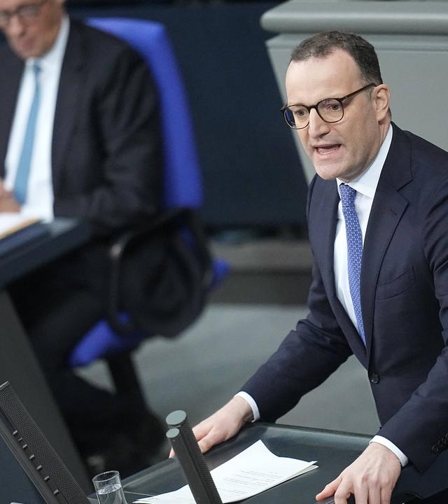 Generaldebatte im Bundestag - Jens Spahn, aufgenommen am 26.11.2025