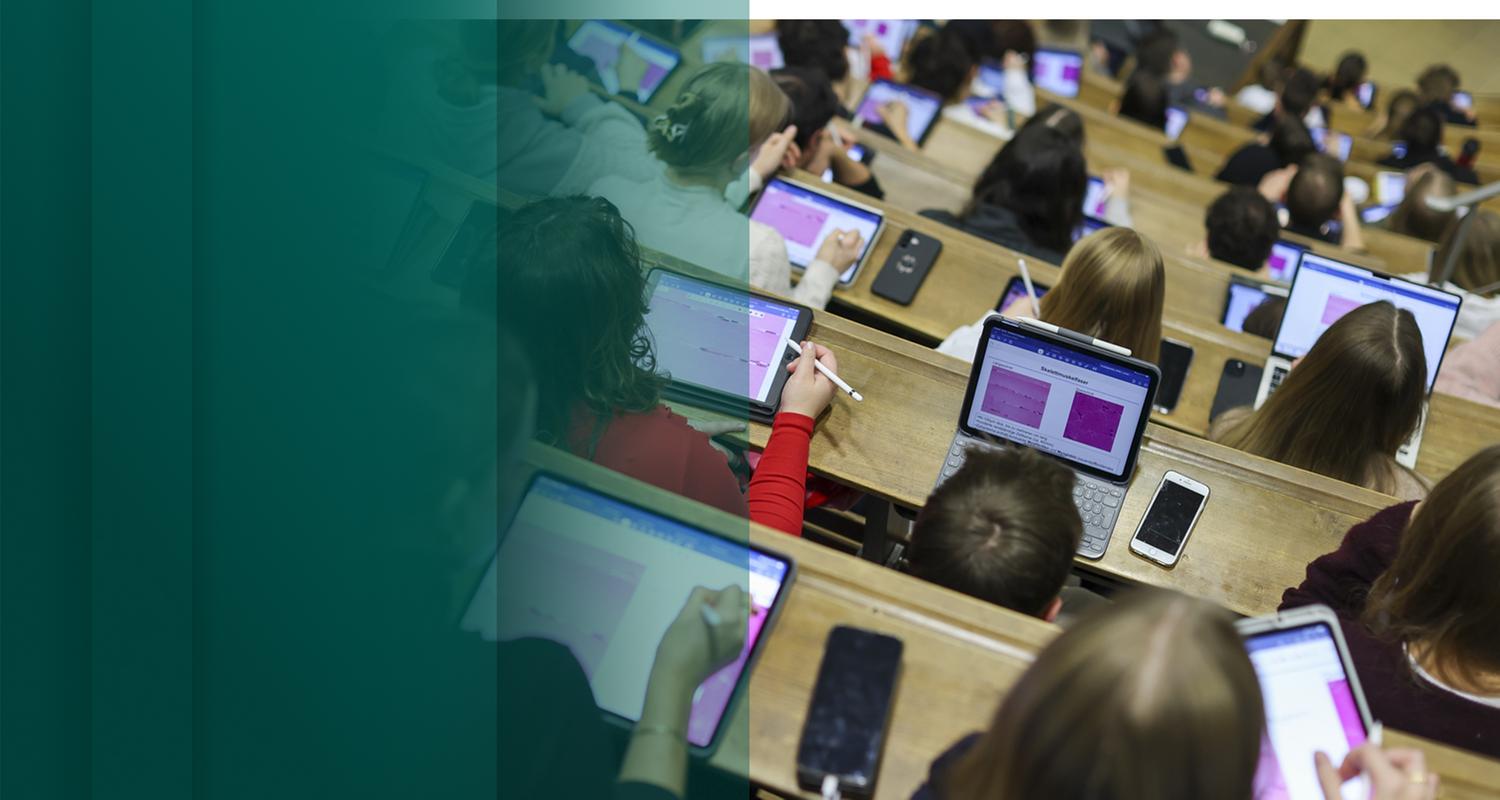 Studenten in Hörsaal