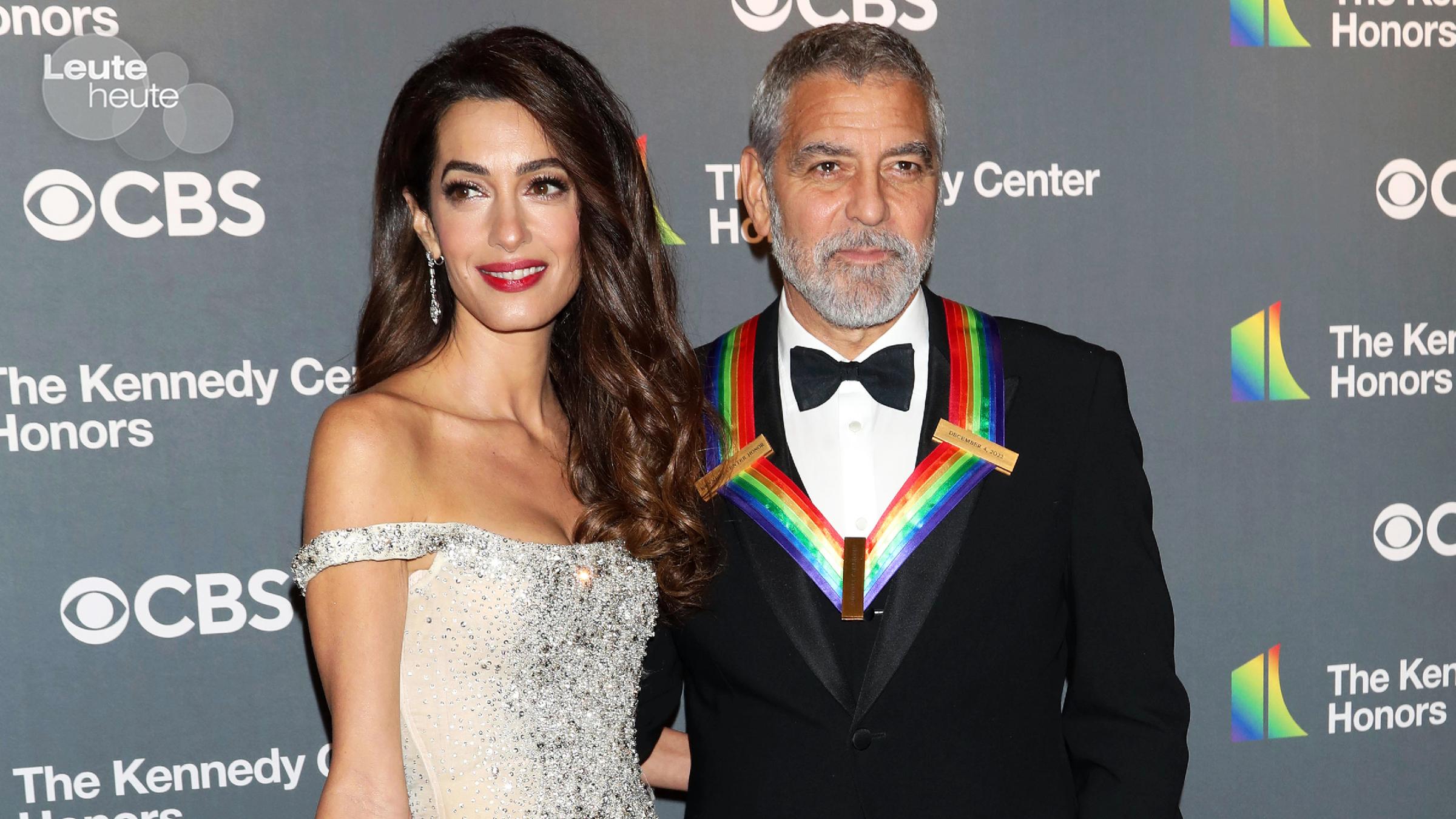 George Clooney mit seiner Frau Amal