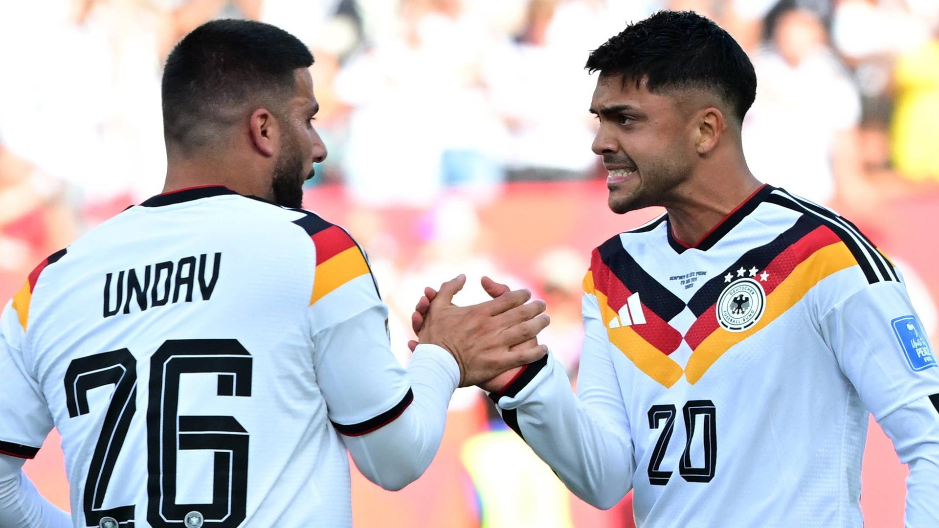Dennis Undav und Nadiem Amiri am 20.06.26