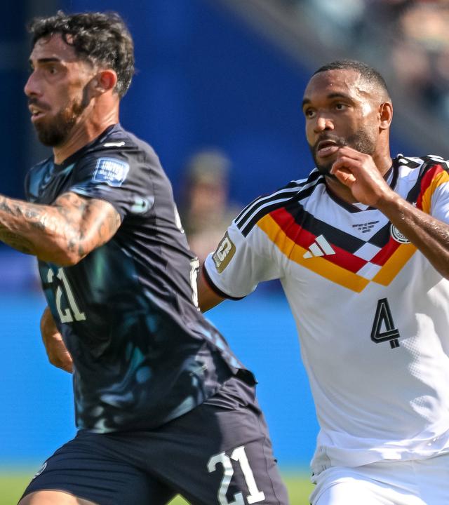 Gabriel Avalos und Jonathan Tah am 29.06.26