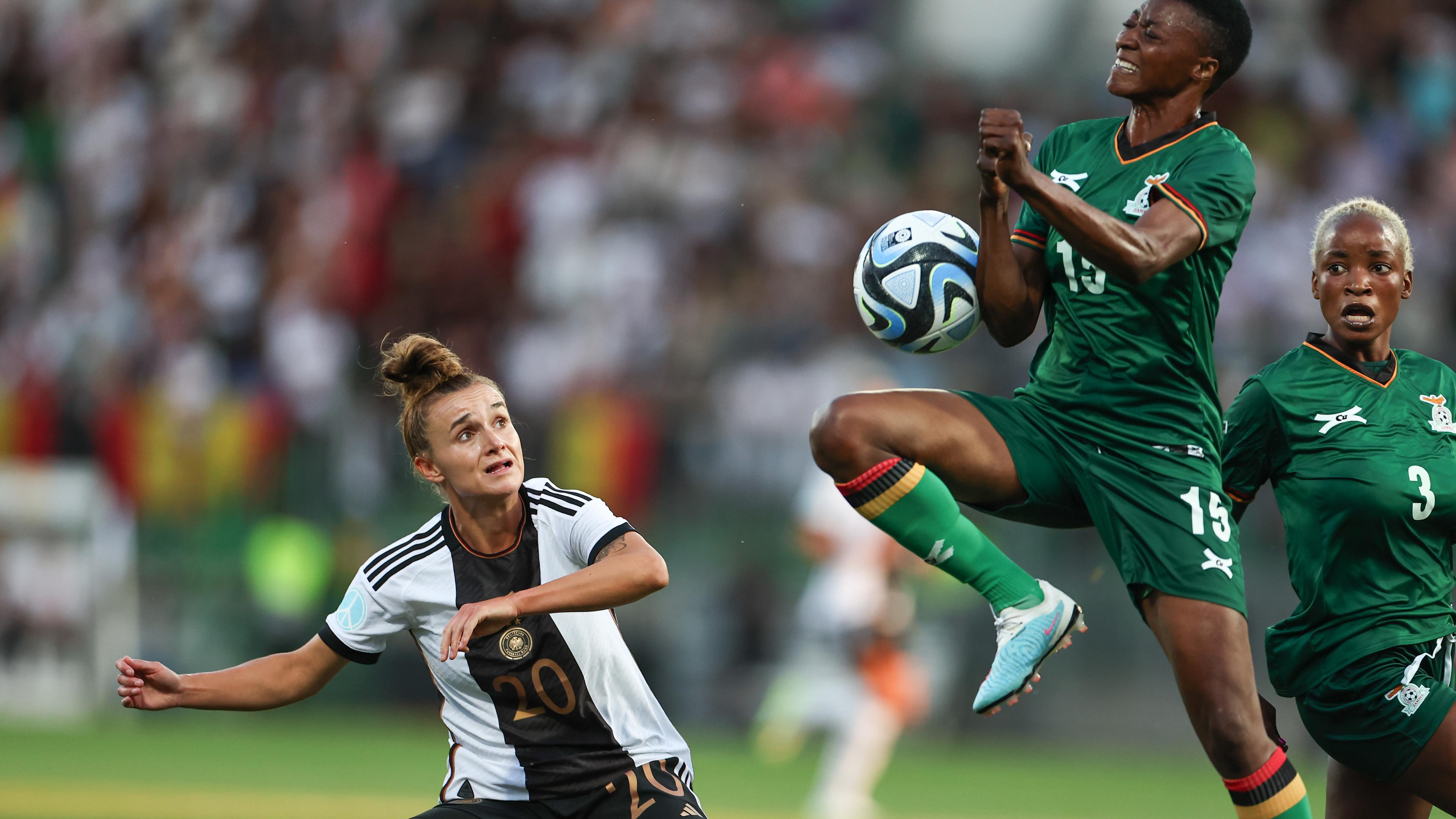 23 gegen Sambia DFB-Frauen vermasseln WM-Generalprobe