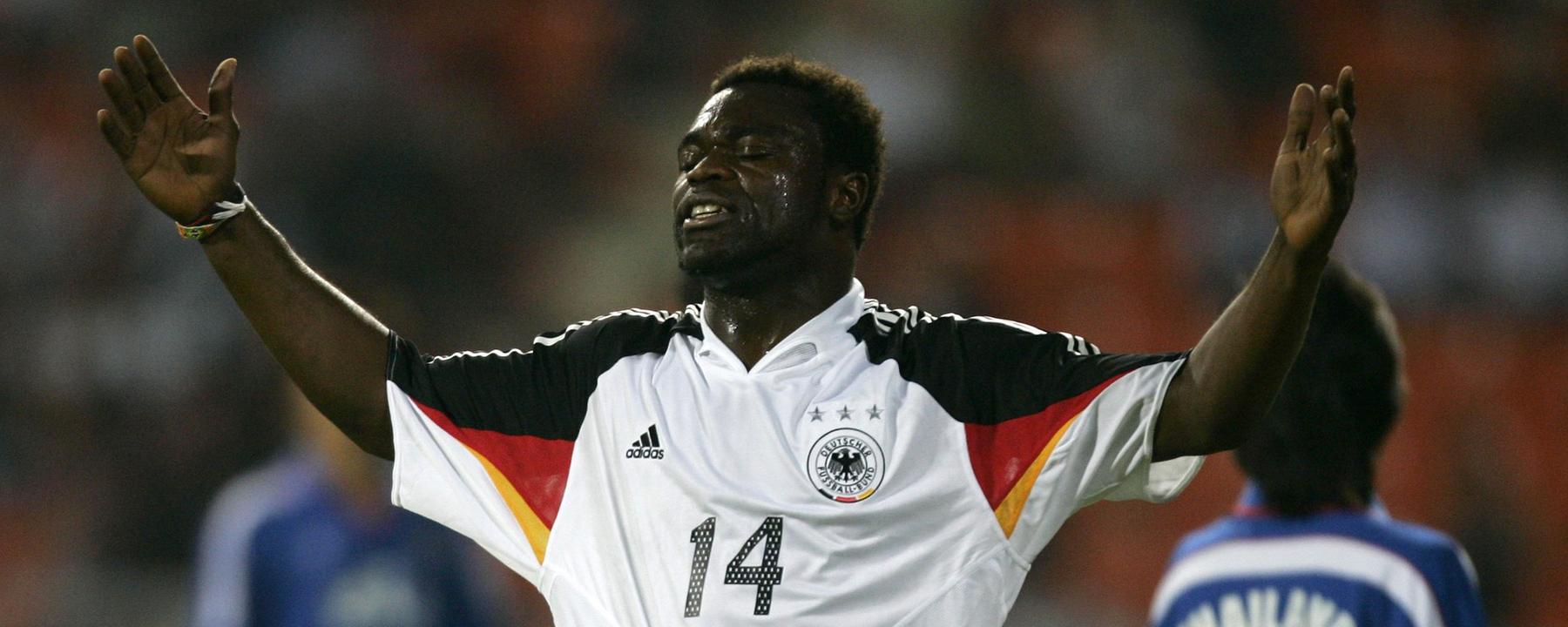 Gerald Asamoah als Nationalspieler 2004