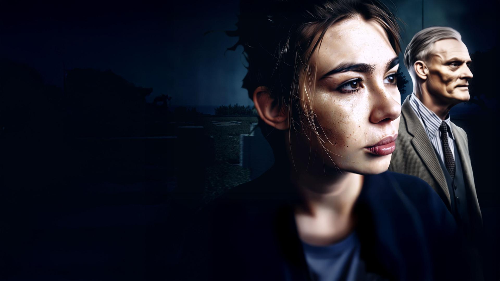 Ronja von Rönne, im Hintegrund ihr Opa.