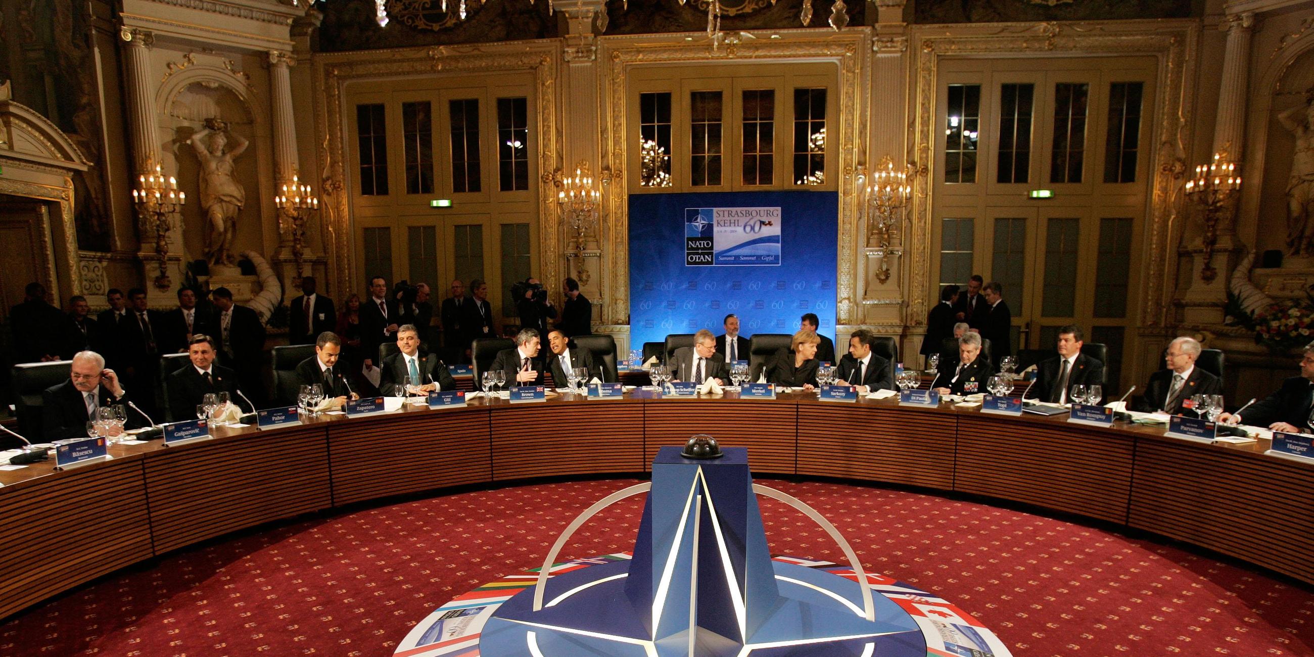 Treffen der NATO in Baden-Baden 2009