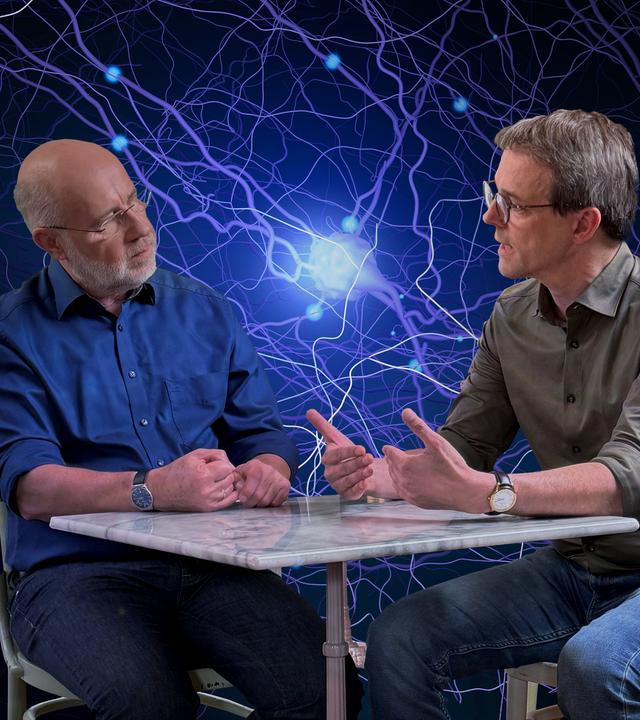 Professor Harald Lesch interviewt Professor Martin Holtmann