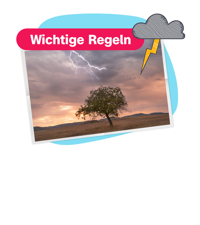 5 Tipps bei Gewitter 