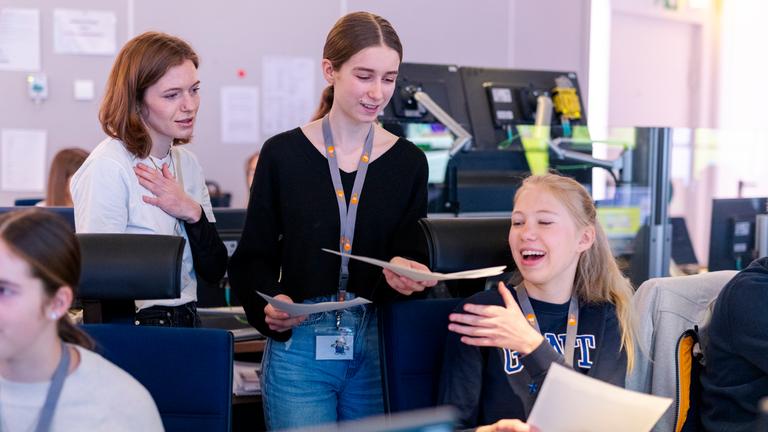 Impressionen vom Girls' Day 2024 im ZDF