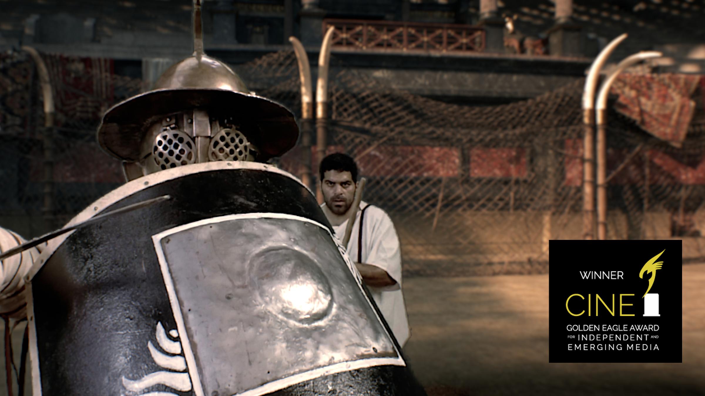 Gladiator in der Arena