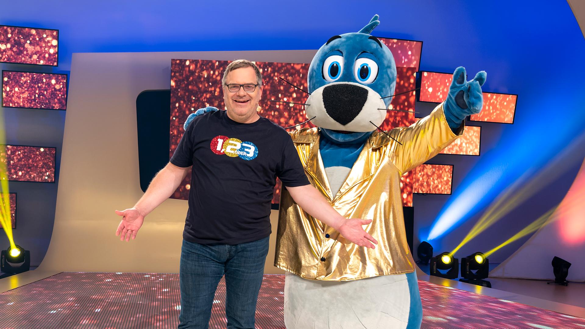 Piet Flosse mit Elton.