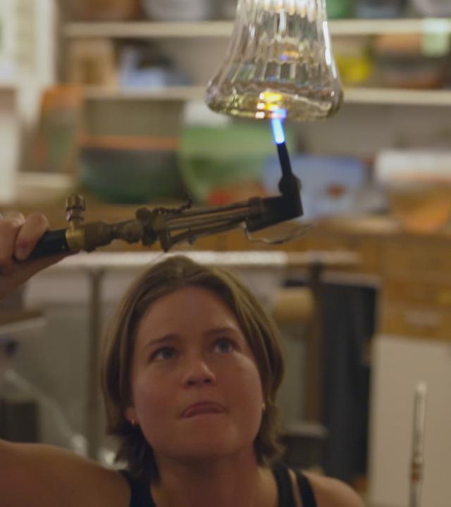 Glasbläserkunst auf Bornholm                                                             