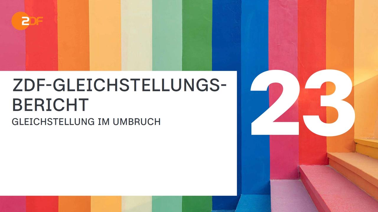 Deckblatt des ZDF-Gleichstellungsberichts 2023