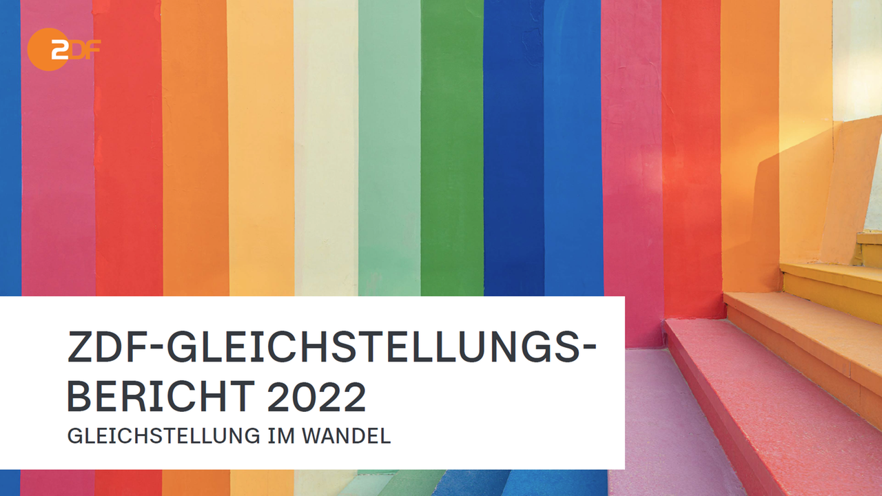Deckblatt zum ZDF-Gleichstellungsbericht 2022