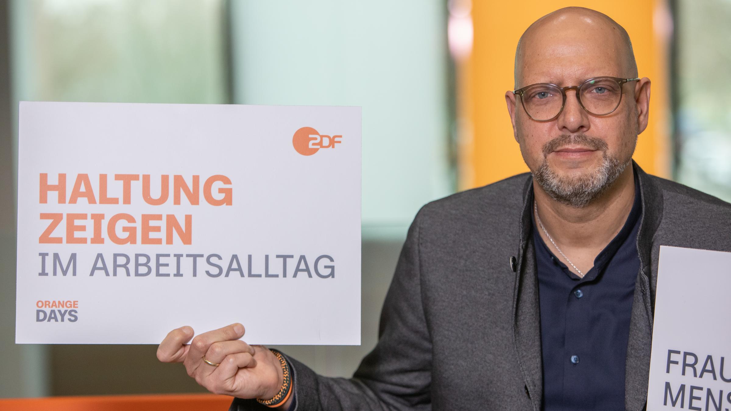 Bilder zum Aktionstag "Orange Days" im ZDF