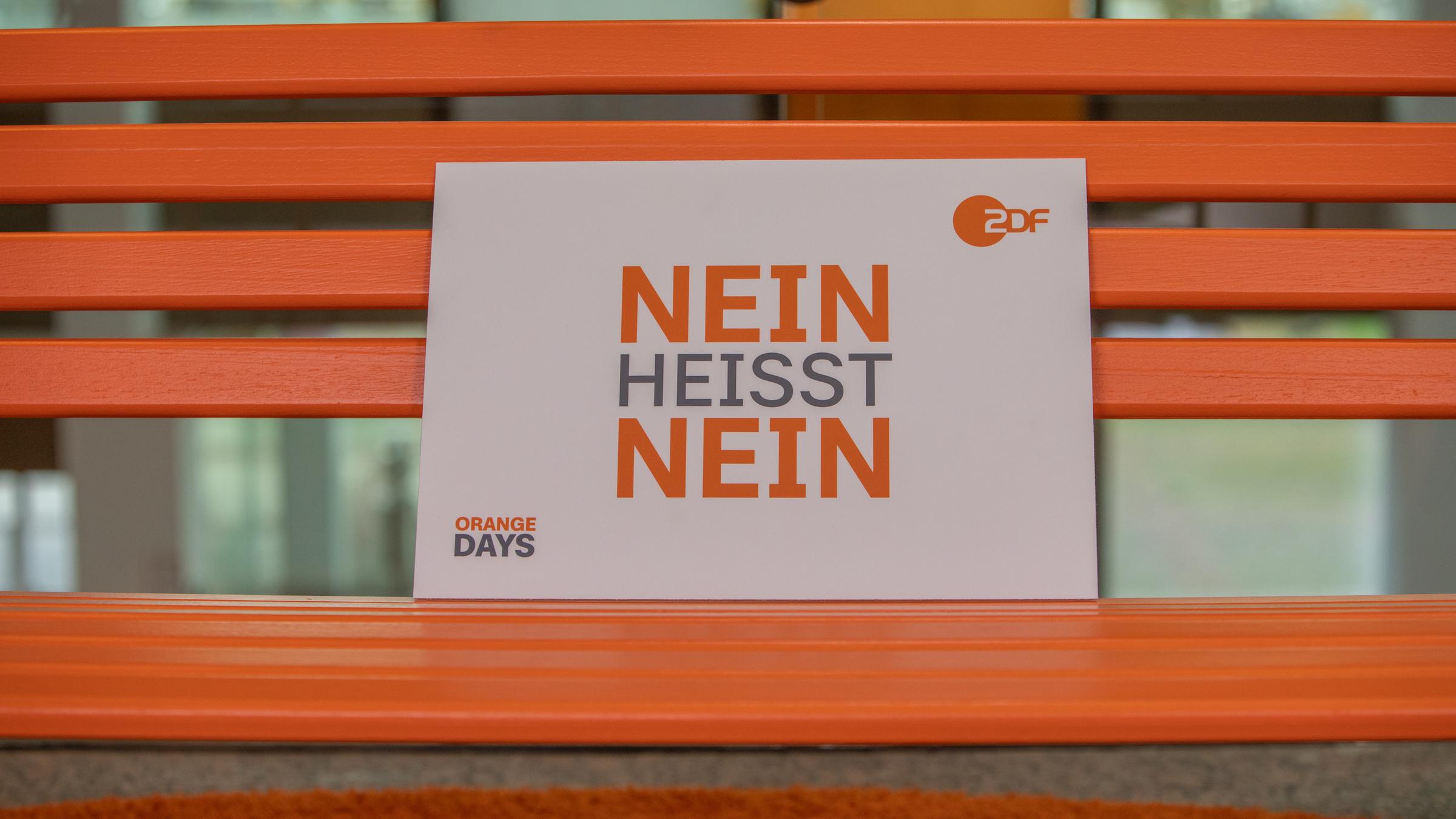 Bilder zum Aktionstag "Orange Days" im ZDF