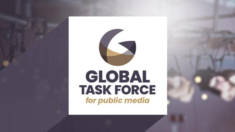 Logo der Global Task Force for public media (GTF)