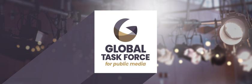 Logo der Global Task Force for public media (GTF)