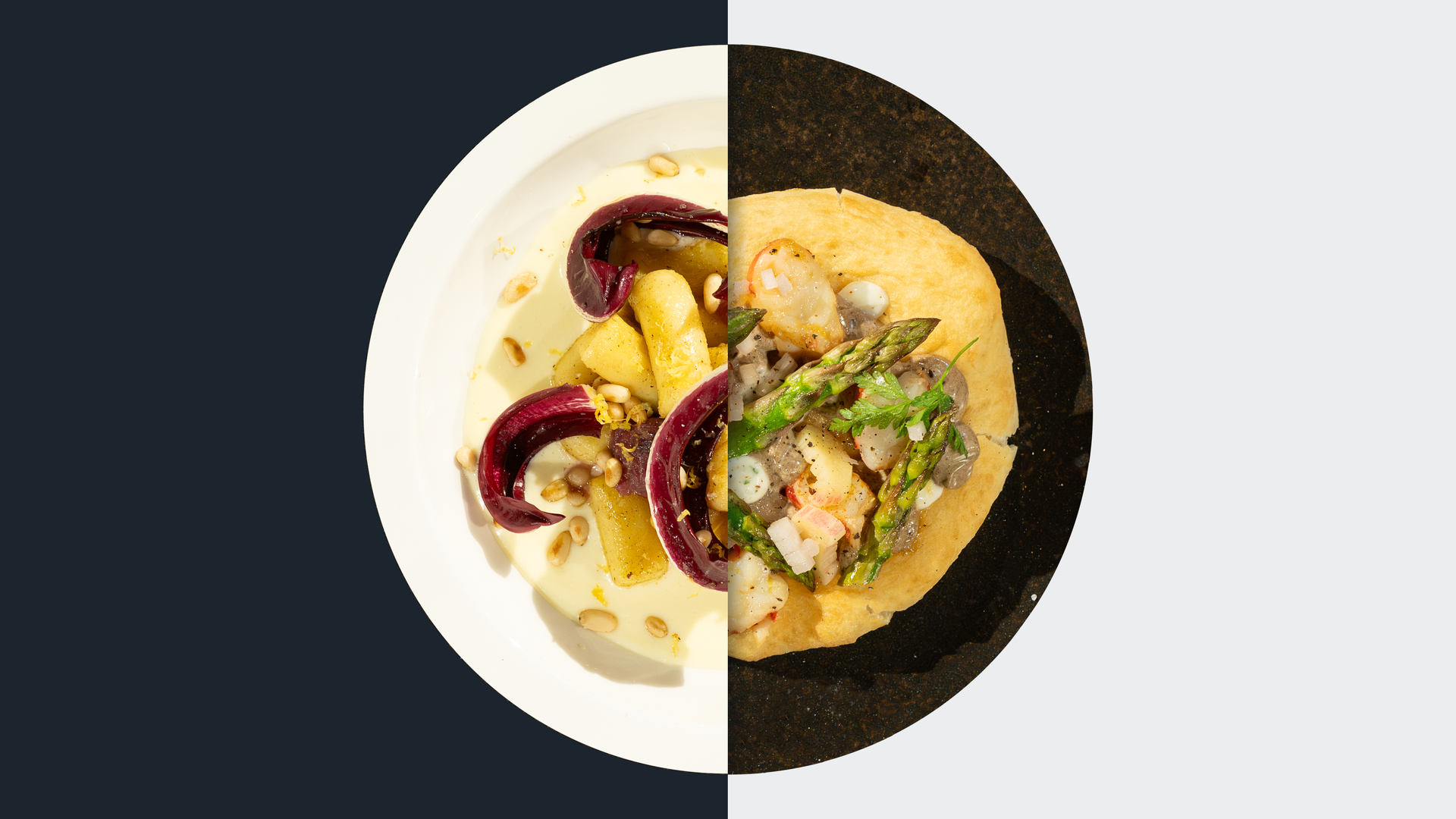 Gnocchi à la Parisienne vs. Zitrus-Garnelen