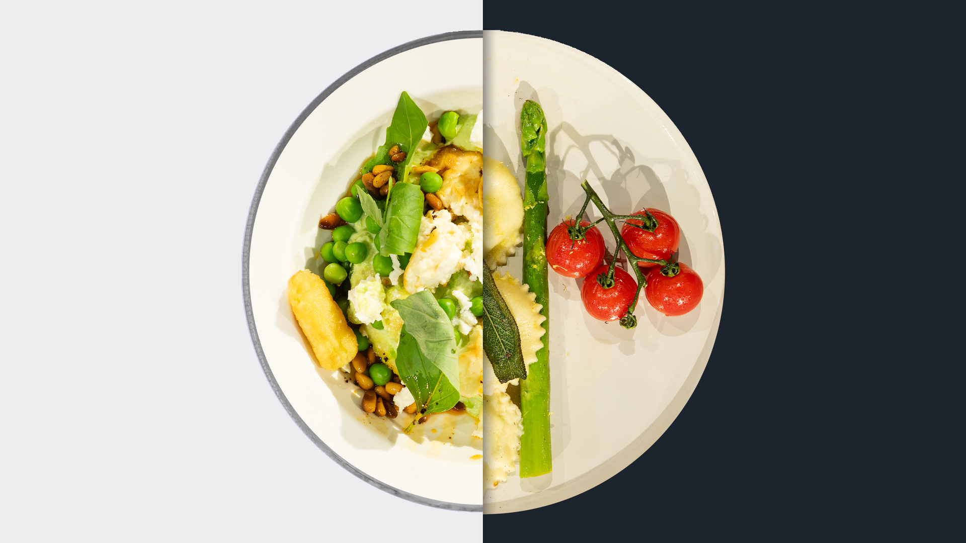 Gnocchi mit Ofen-Feta vs. Ravioli mit Pistazien-Feta-Füllung