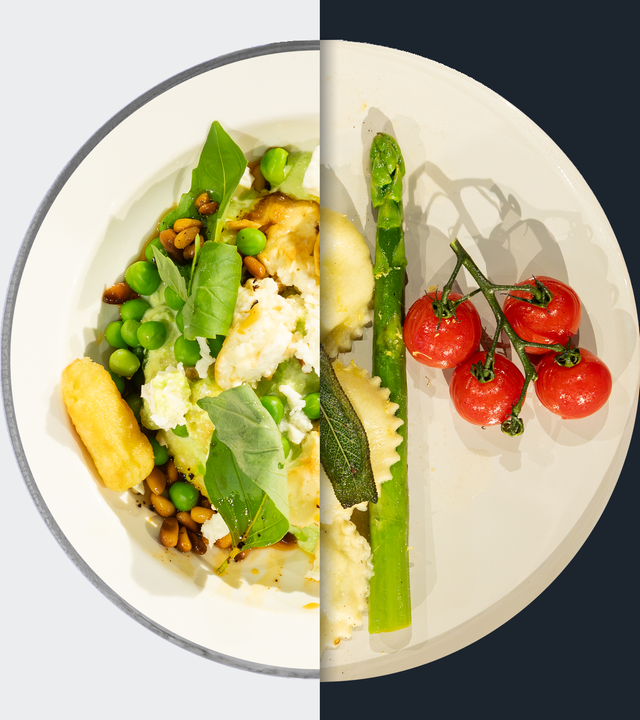 Gnocchi mit Ofen-Feta vs. Ravioli mit Pistazien-Feta-Füllung