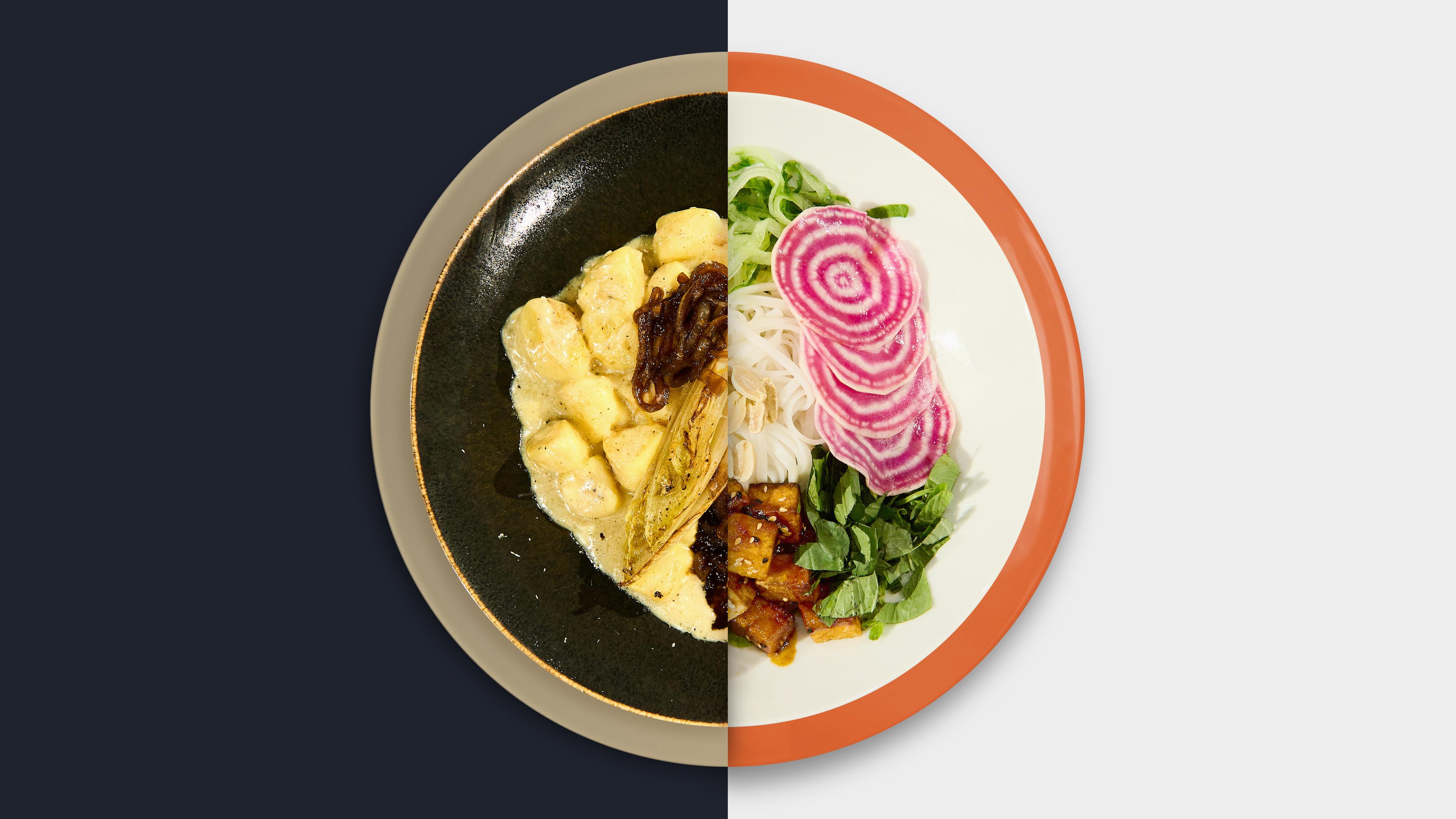 Gnocchi vs. Reisnudel-Bowl