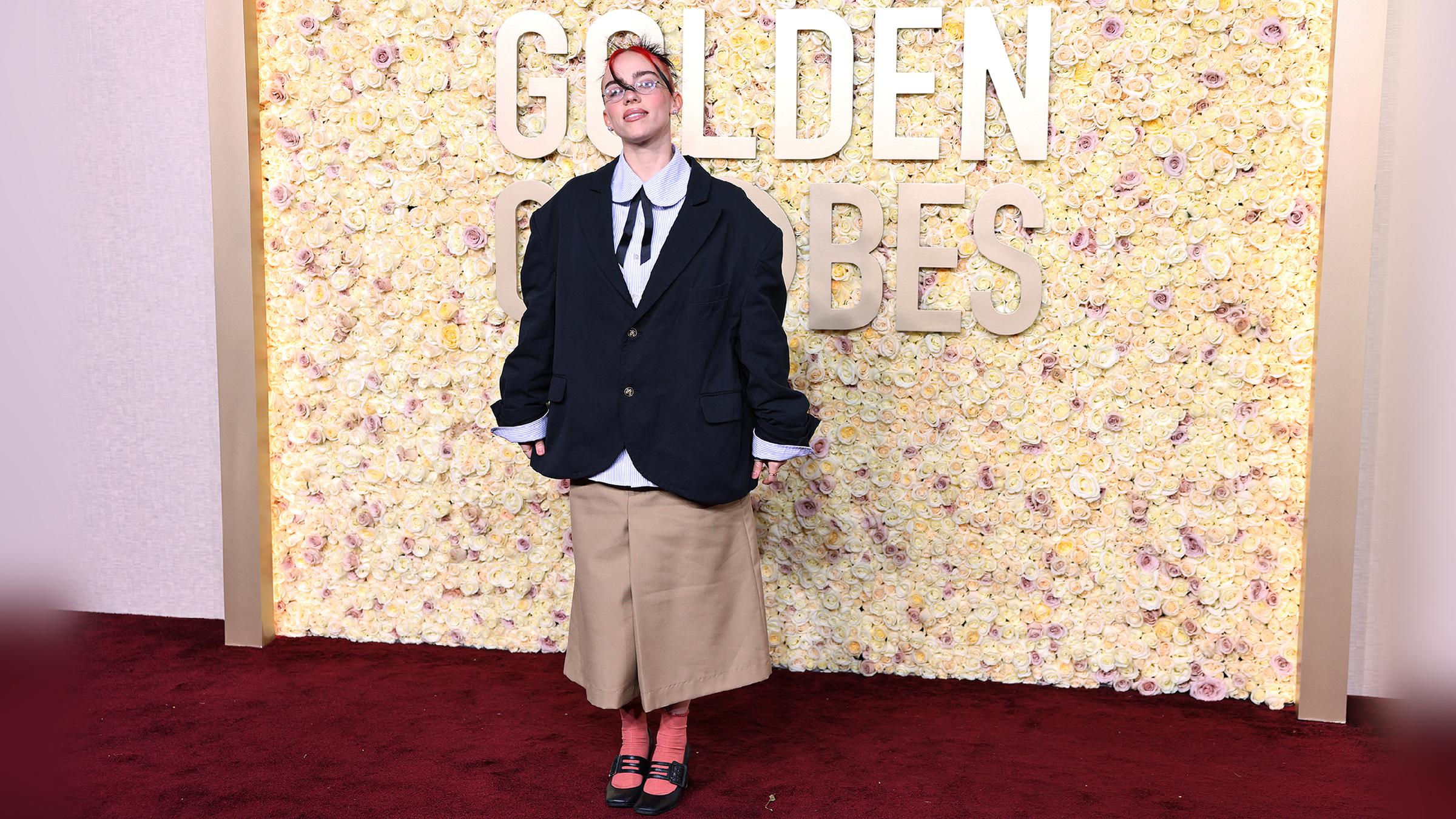 Billie Eilish bei den Golden Globes