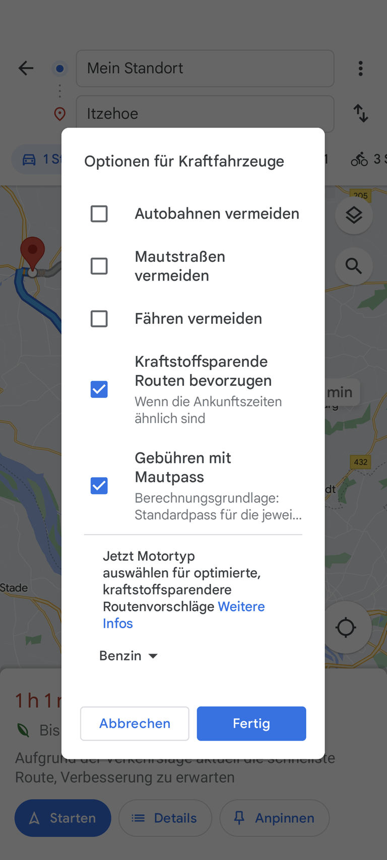 Google-Routes