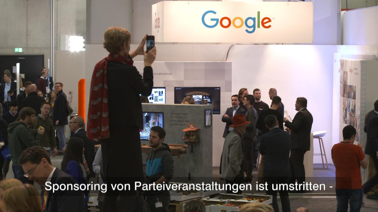 Sponsoring von Parteiveranstaltungen ZDFmediathek