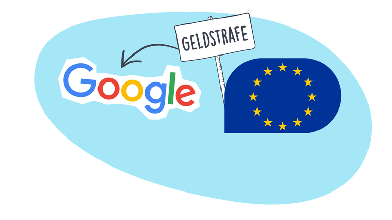 EU verhängt Strafe an Google