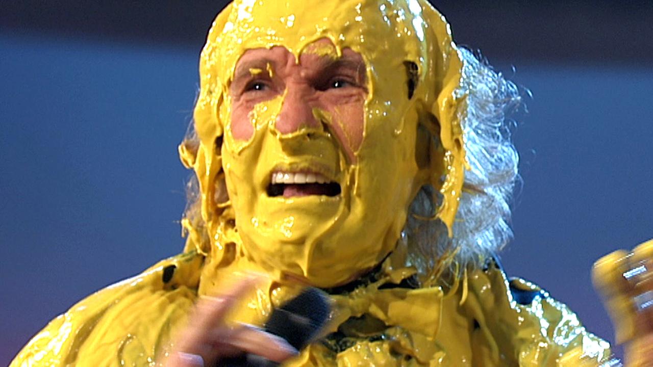 Thomas  Gottschalk im Senftopf bei Wetten, dass..?