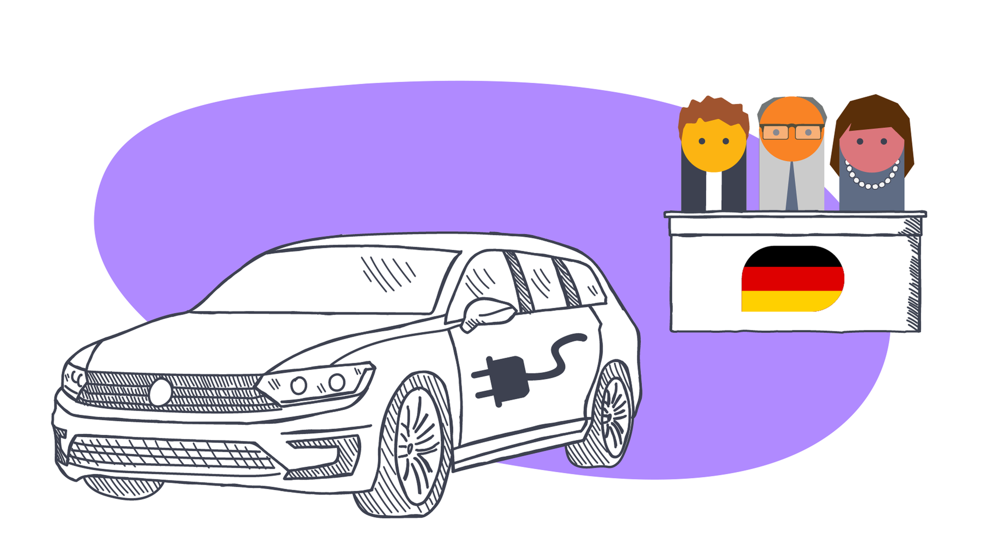 Erklärgrafik E-Mobilität