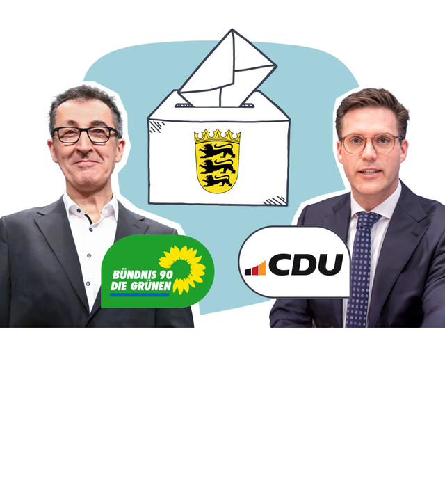 Landtagswahl in Baden-Württemberg; Parteien; Bündnis Grüne; CDU