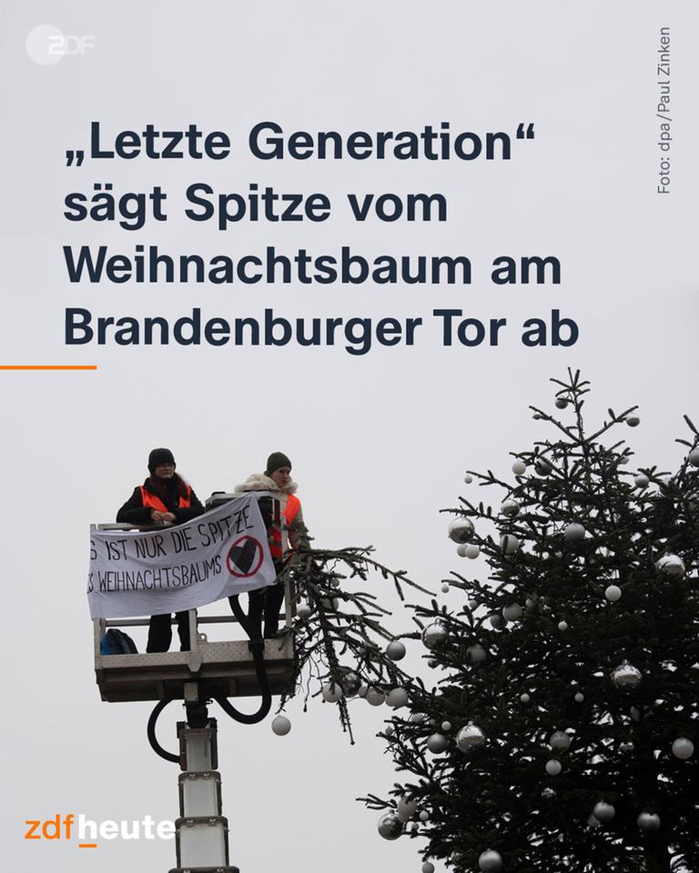 Grafik: Aktivisten der "Letzte Generation"