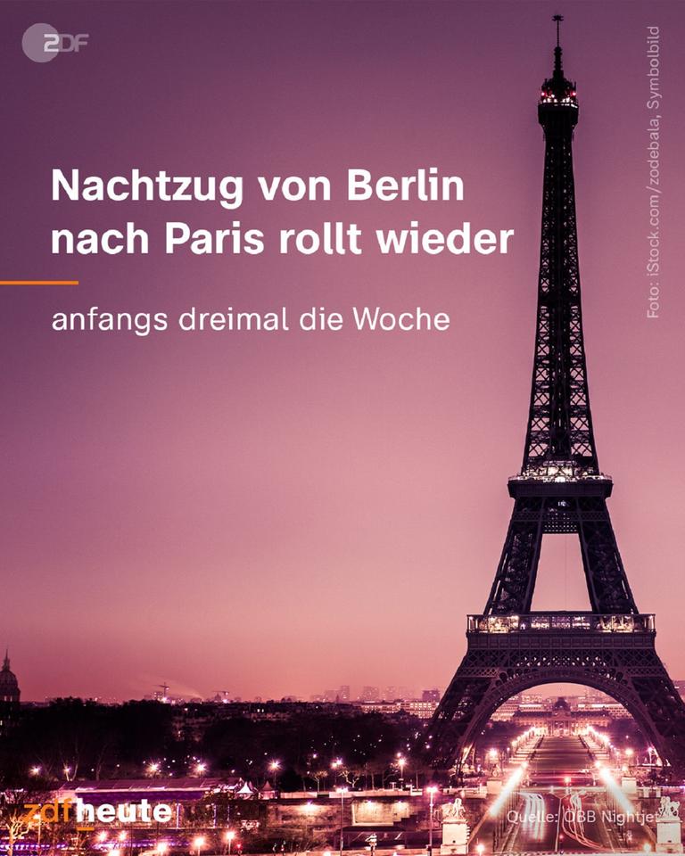 Grafik: Zug von Berlin nach Paris rollt wieder