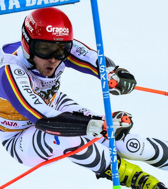 Fabian Gratz (GER) beim ersten Durchgang des Riesenslaloms der Herren im FIS Ski-Alpin-Weltcup 2025/2026.