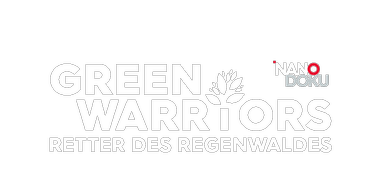 Logo mittig Green Warriors – Retter des Regenwaldes nano doku
