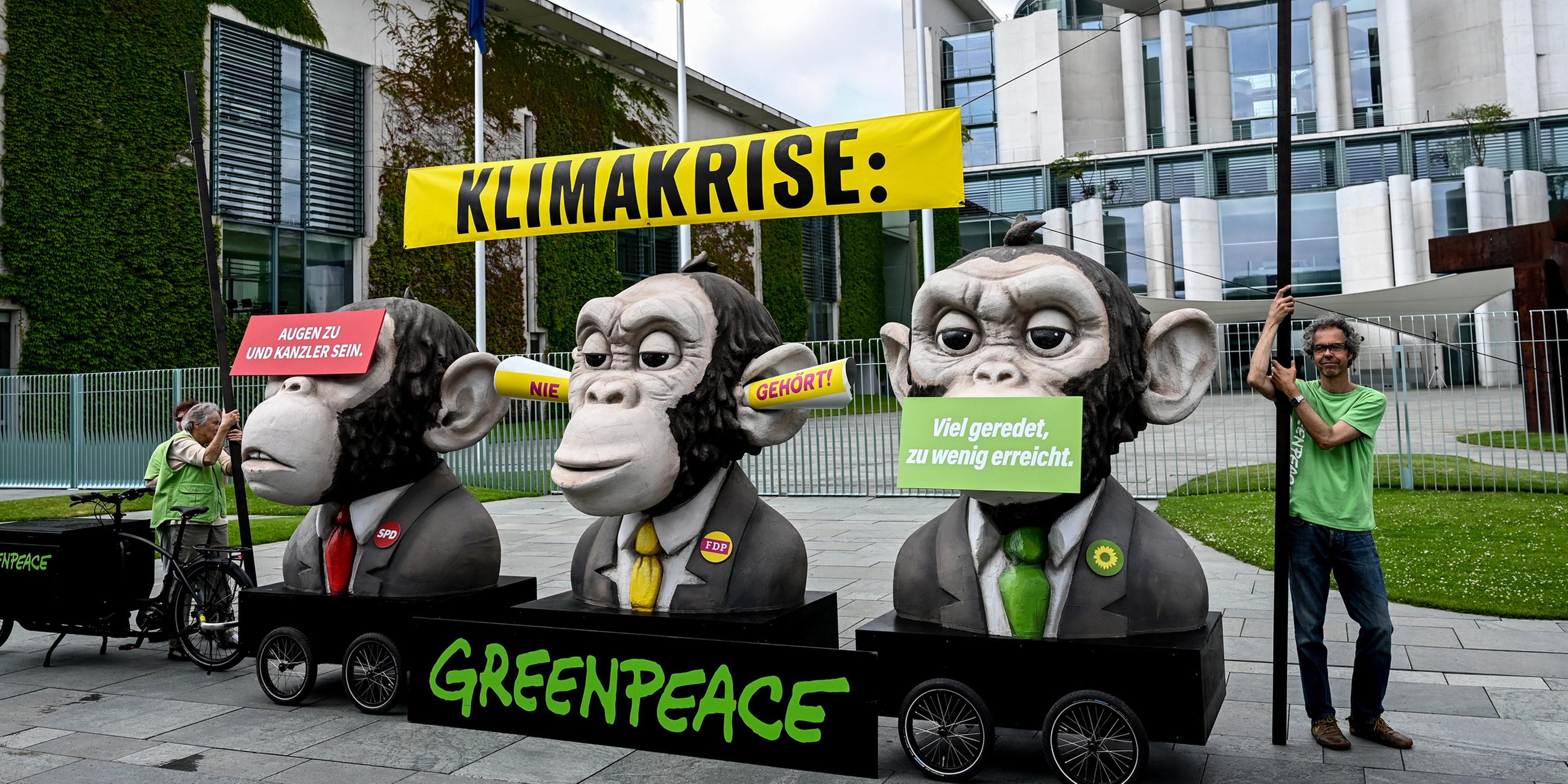 Protest von Greenpeace