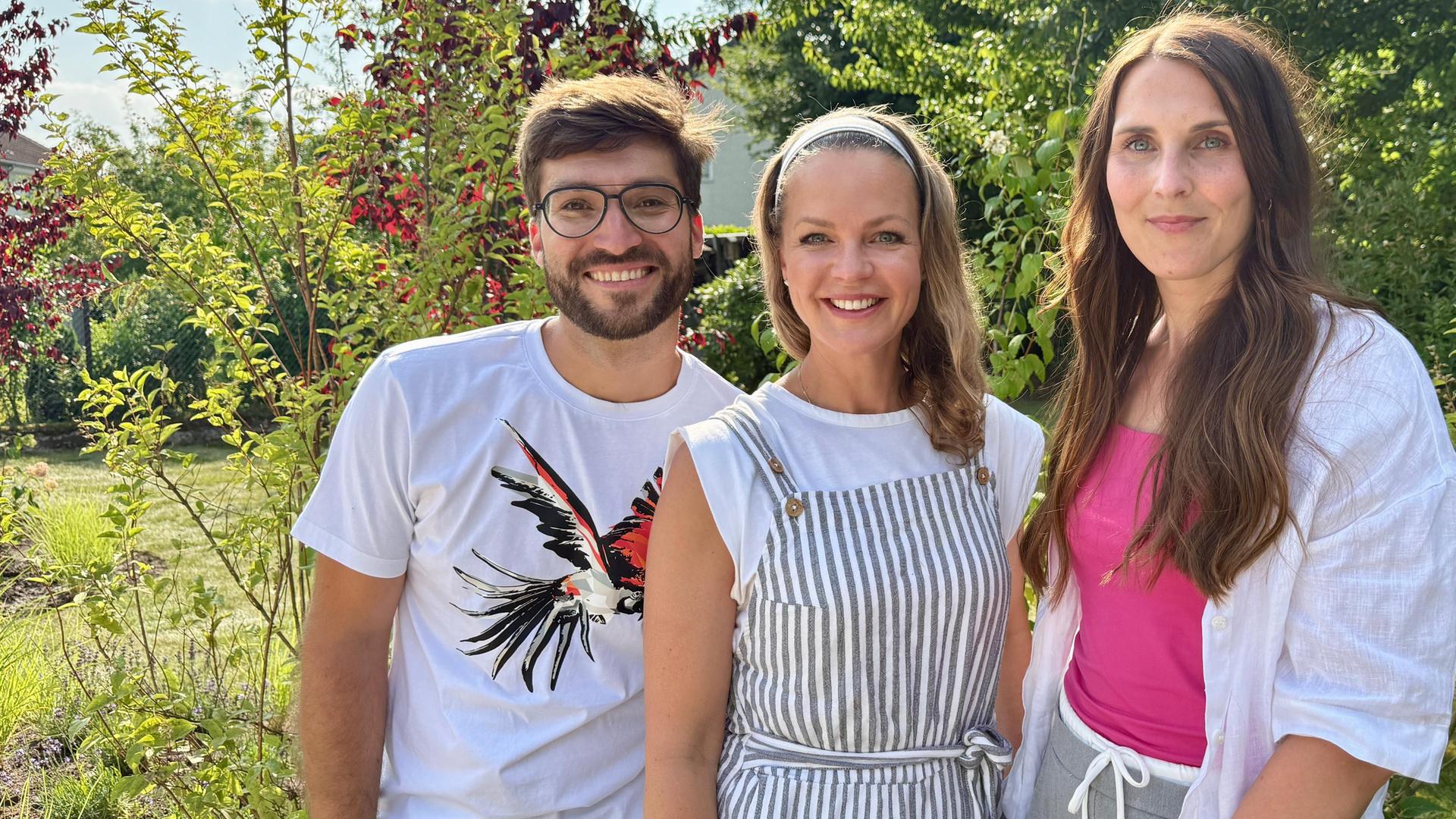 Gregory Ioannou, Eva Brenner und Nathalie Ioannou
