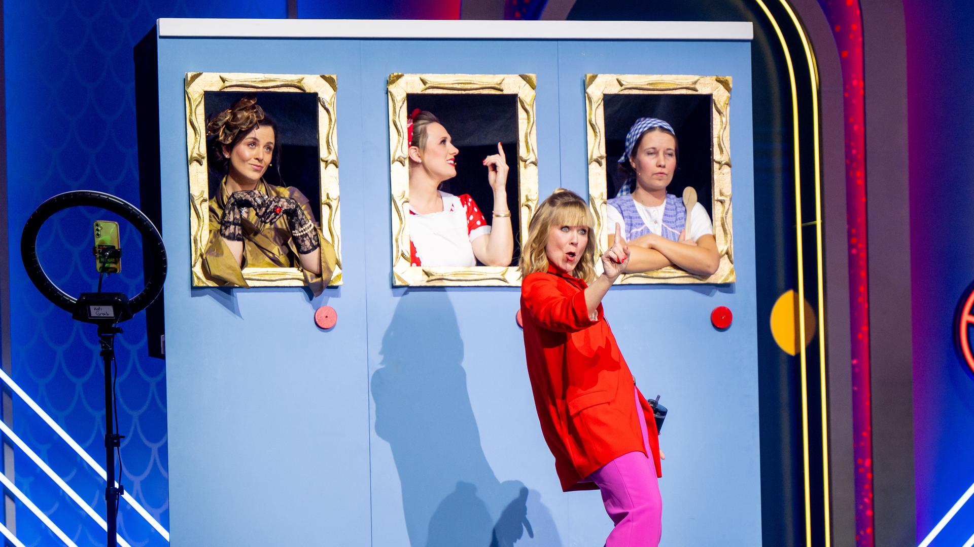 Katharina Greule, Teresa Betz, Laura Heinz und Marie Döngi bei "Mainz bleibt Mainz, wie es singt und lacht"