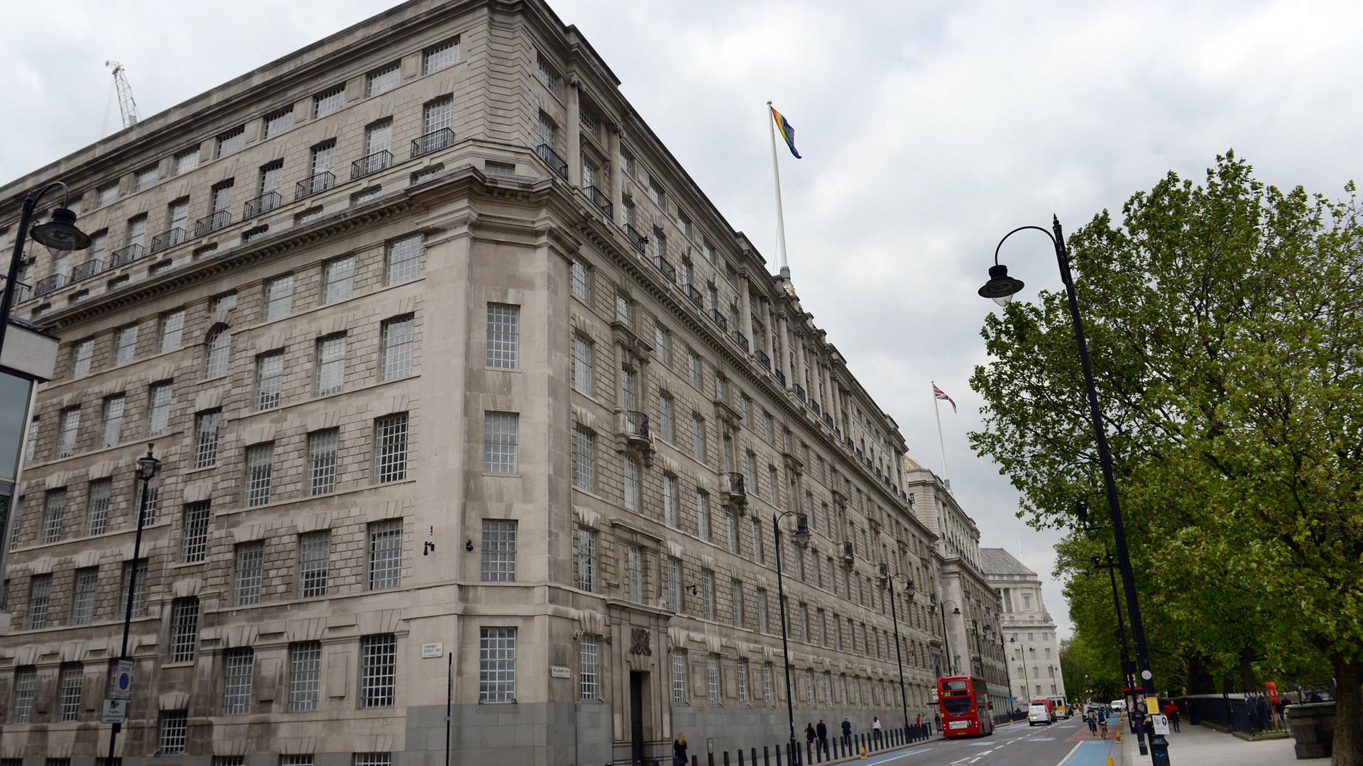 Gebäude des Inlandgeheimdienst MI5 in London.