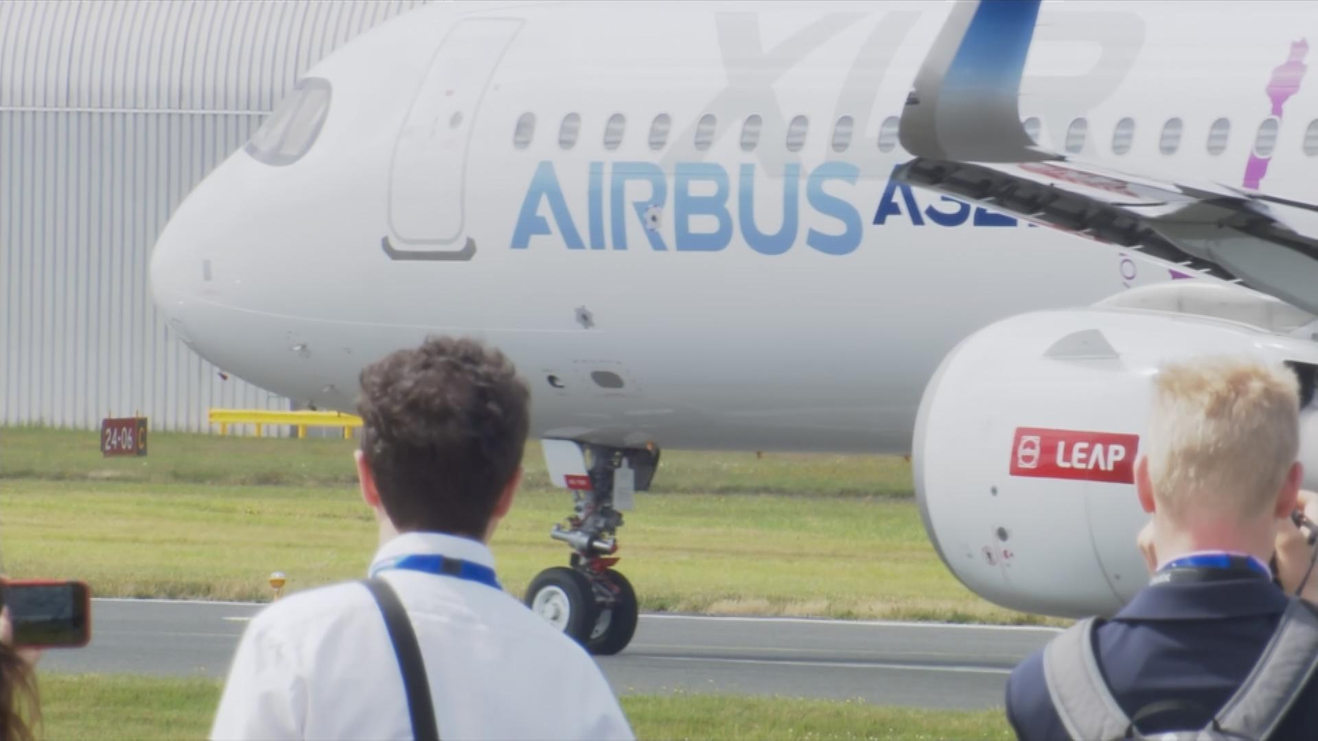 Großbritannien: Luftfahrtmesse in Farnborough