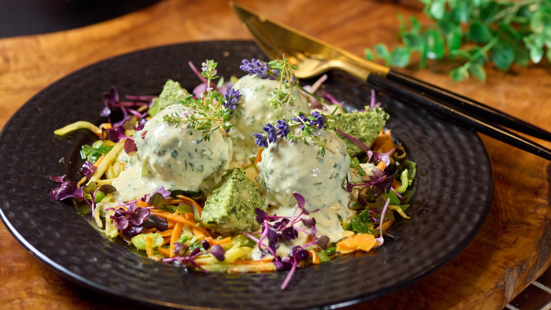 Grünkohl-Kartoffelbällchen