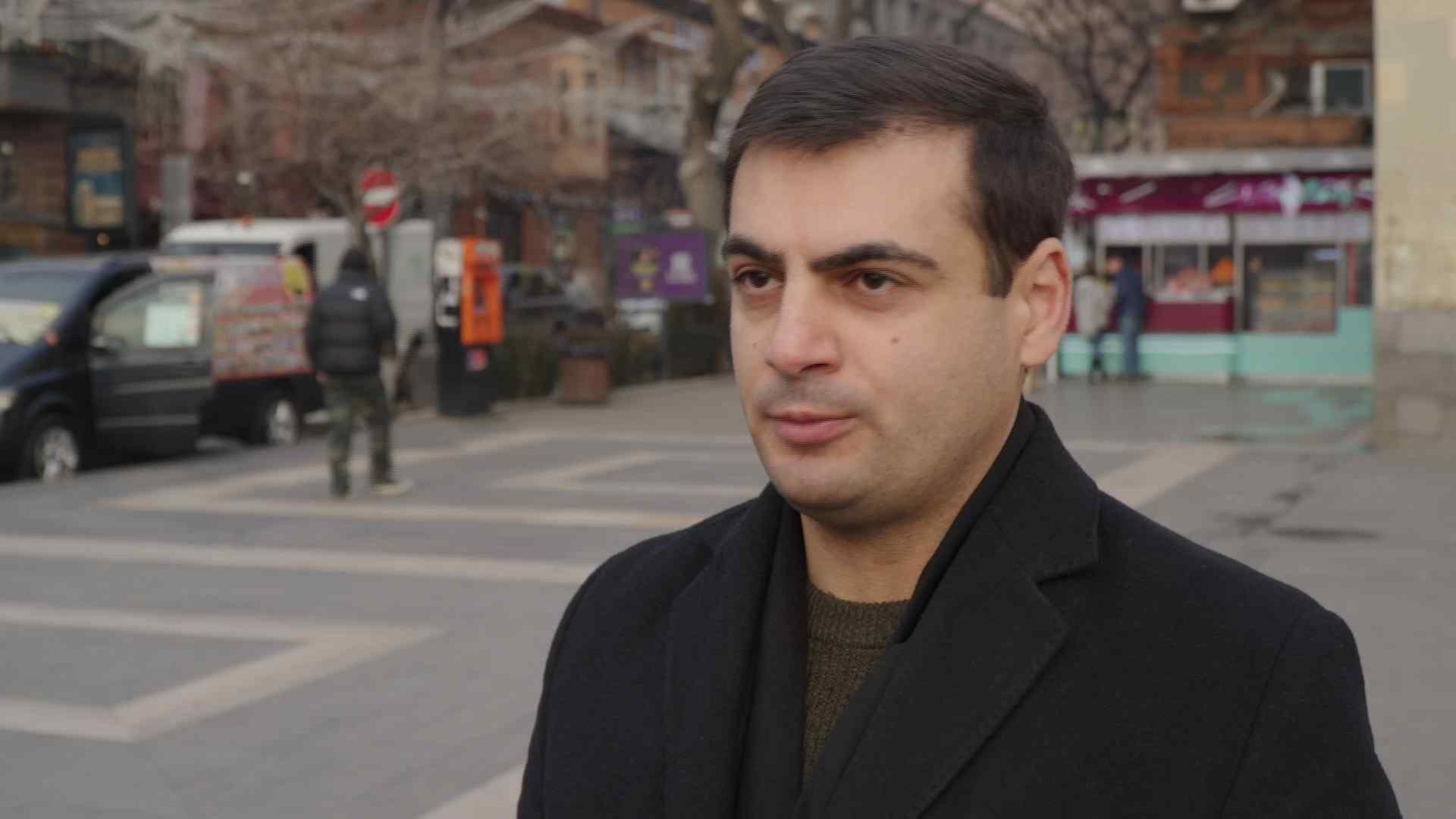 Der armenische Politikwissenschaftler Gurgen Simonjan.