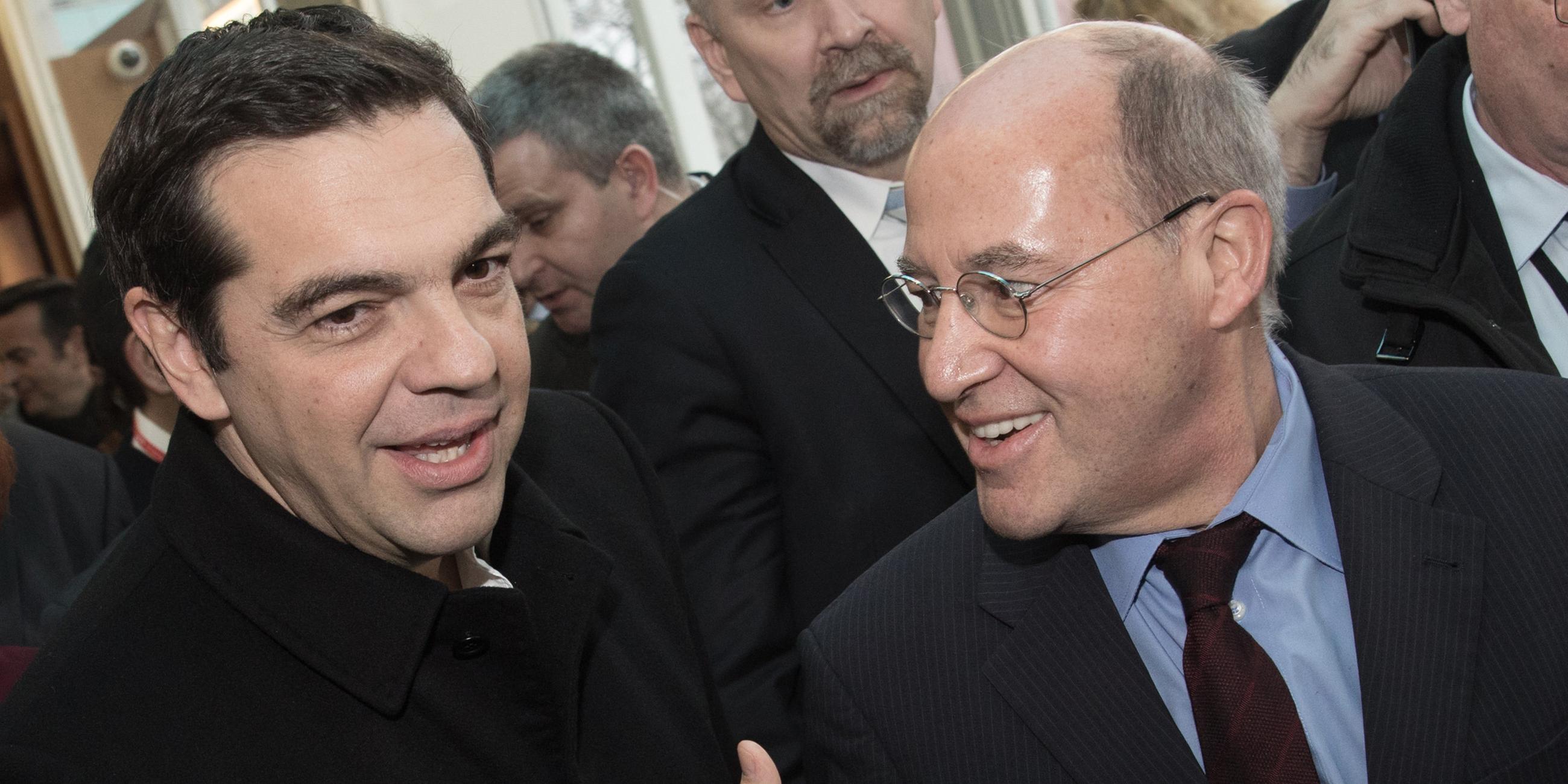 Alexis Tsipras und Gregor Gysi