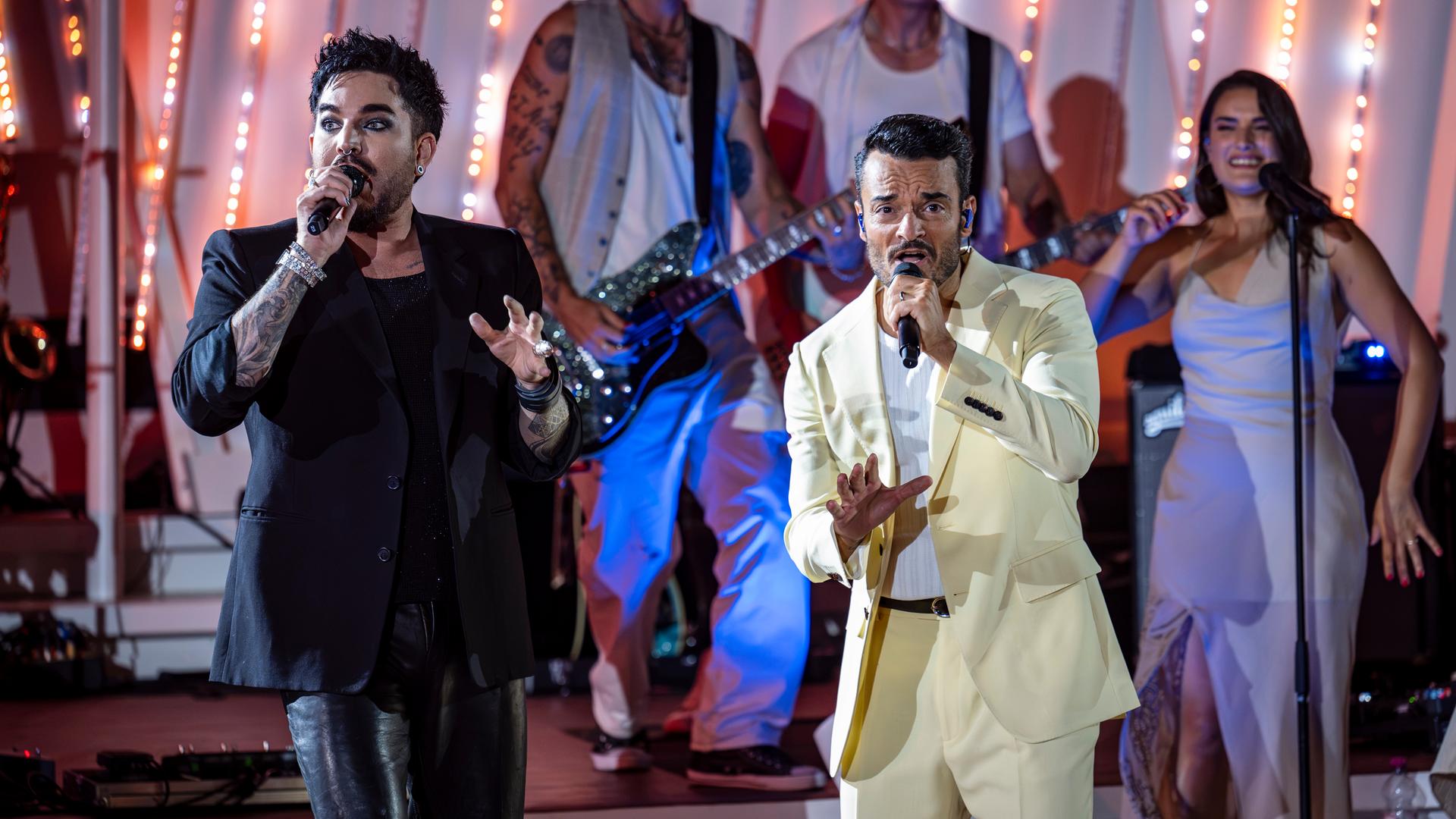 "Die Giovanni Zarrella Show - Die große Sommerparty": Adam Lambert & Giovanni Zarrella
