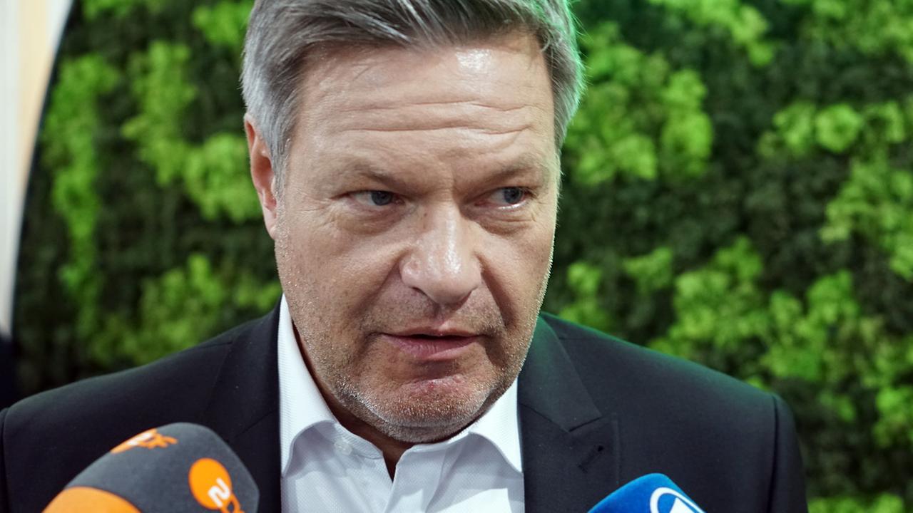 Robert Habeck auf der Weltklimakonferenz