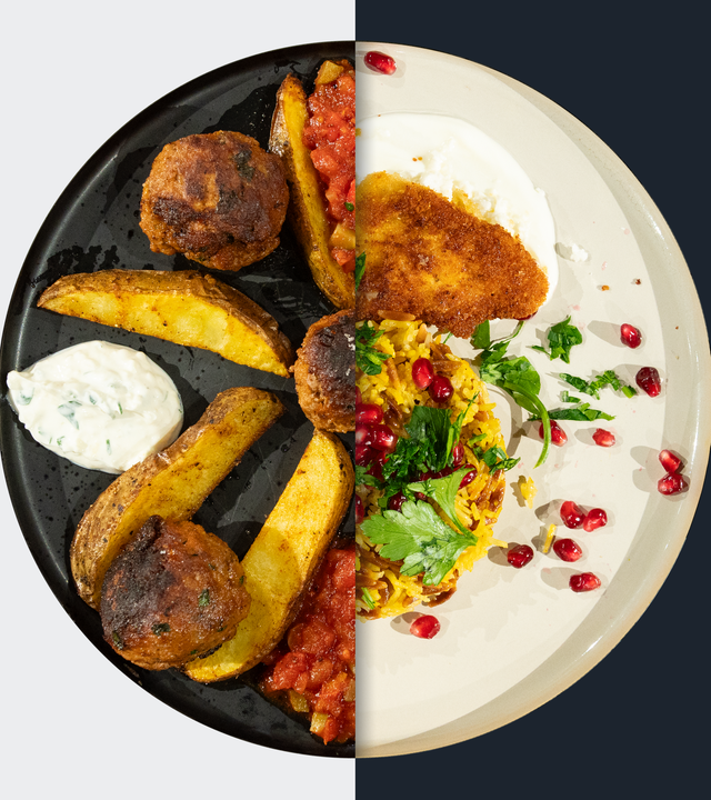 Hackbällchen vs. Juwelenreis