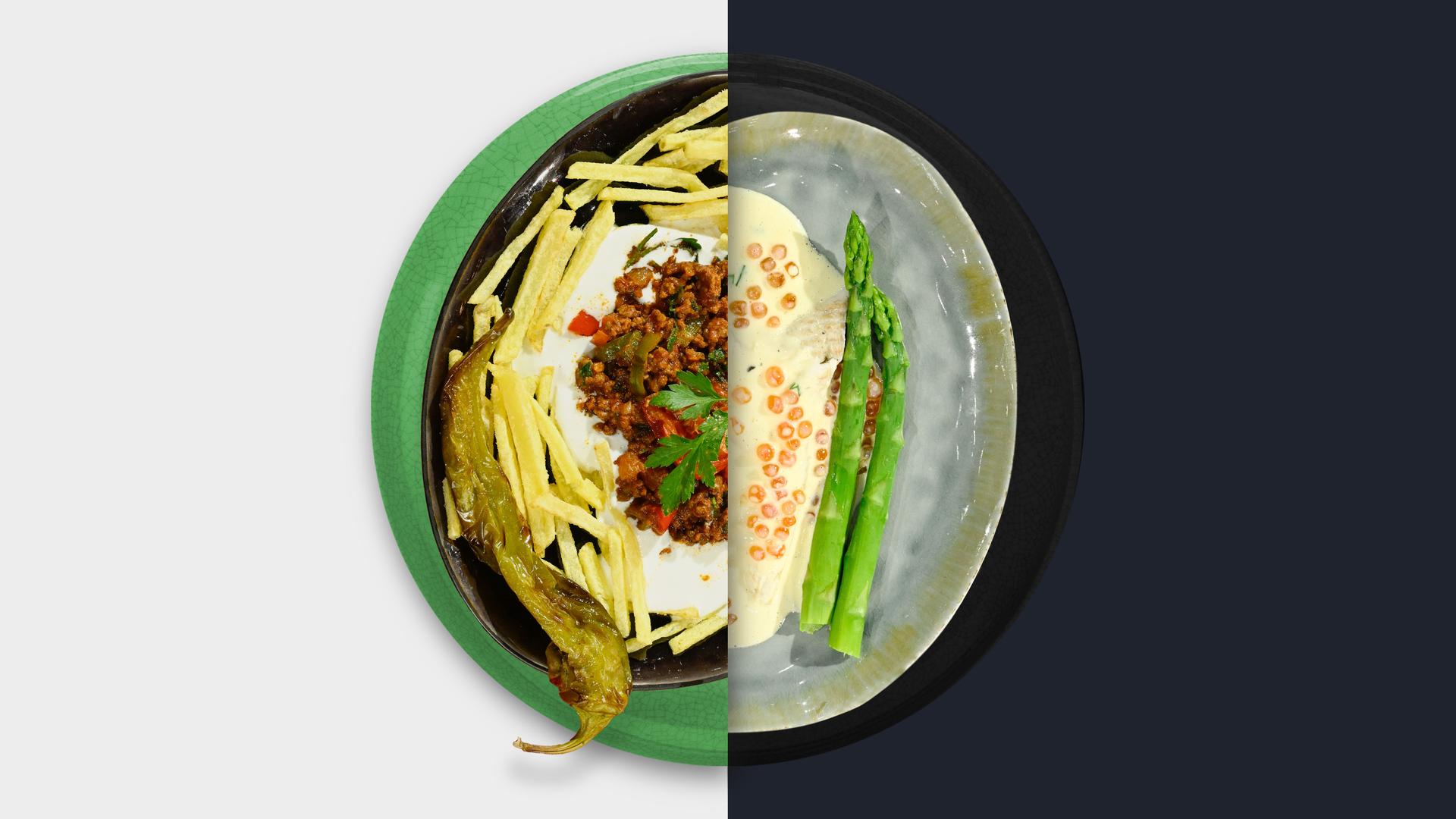 Hackfleisch-Ragout vs. Steinbutt